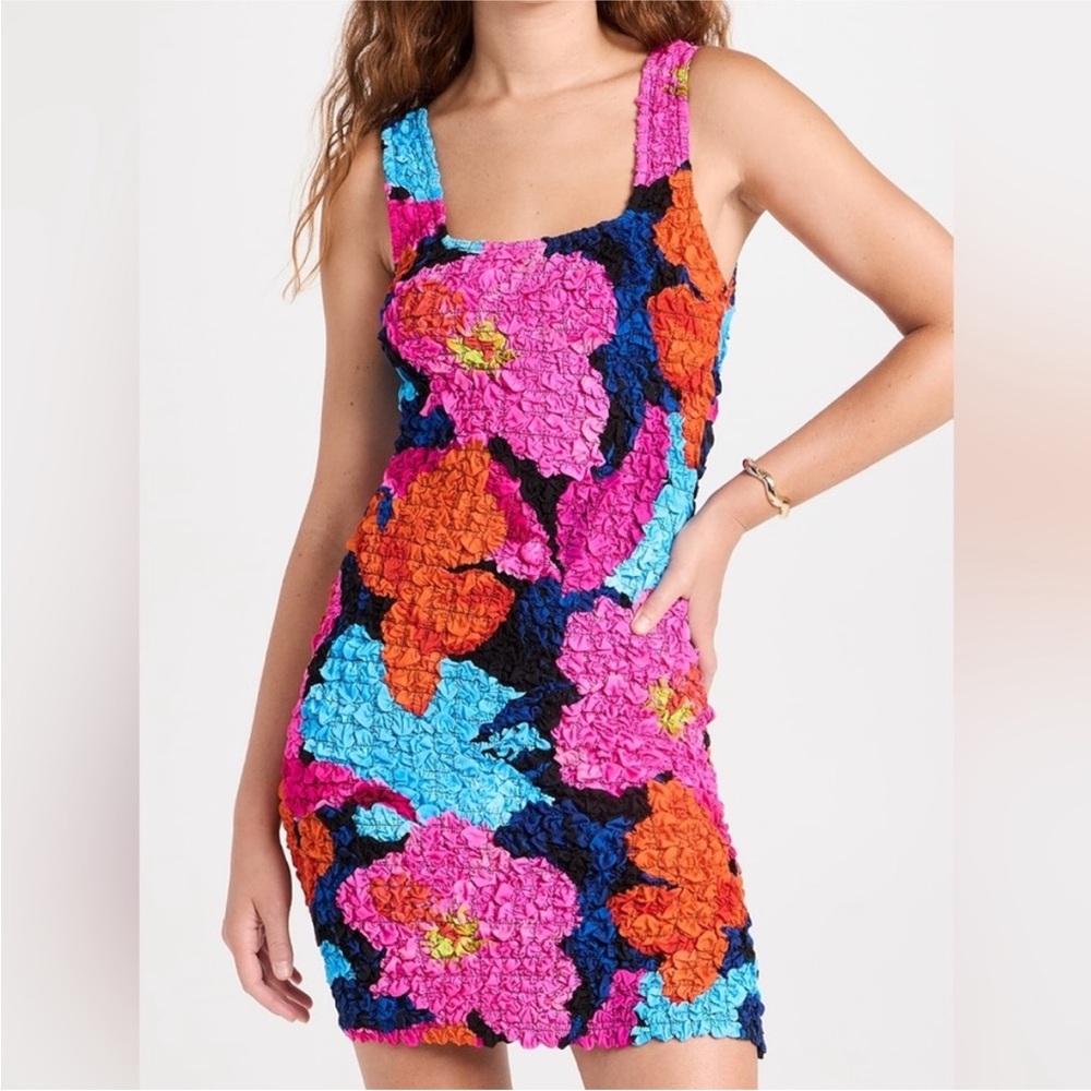 Mara Hoffman Floral Popcorn Dress